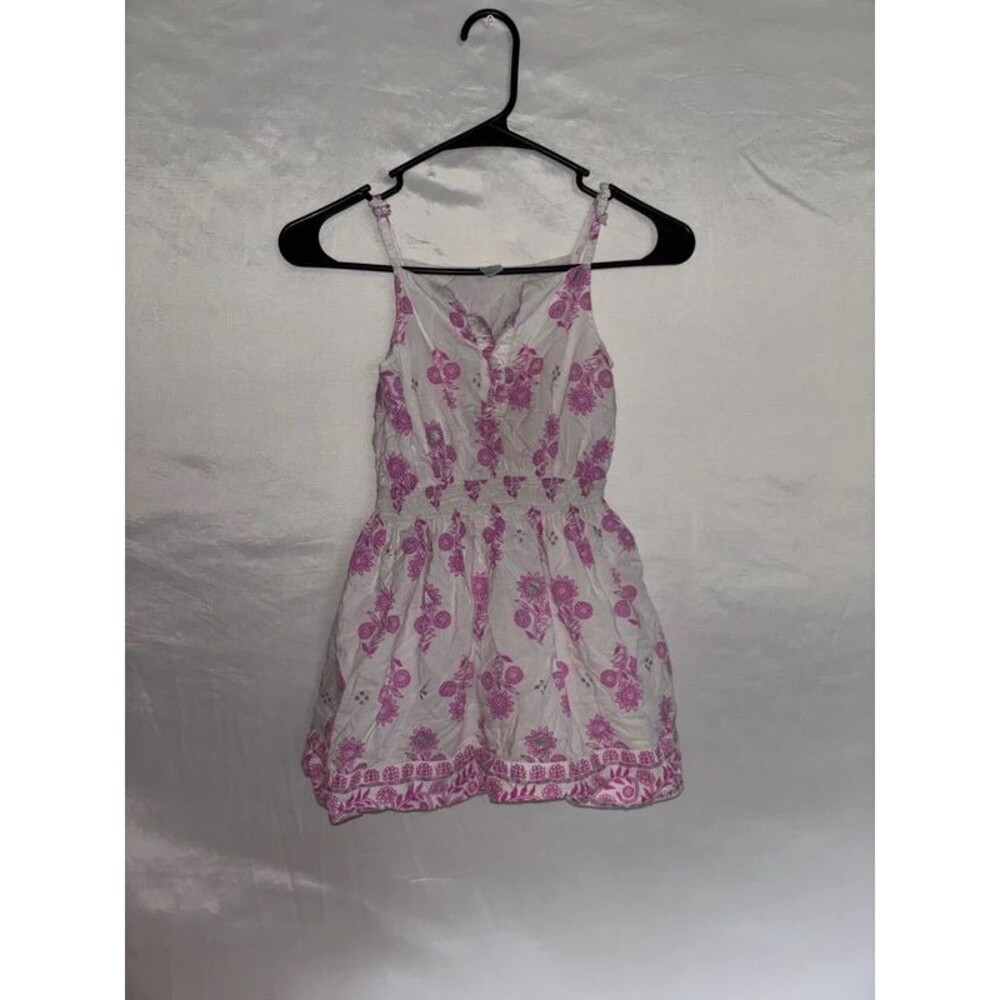 Carter’s Girls Floral Print White Purple Dress or Top Size 6